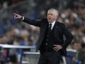 Carlo Ancelotti, durante un partido con el Real Madrid esta temporada