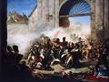 Muerte de Daoiz y defensa del Parque de Monteleón. Obra de Manuel Castellano