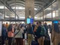 Pasajeros afectados por los retrasos en la estación de Córdoba