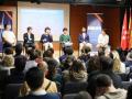 Representantes de asociaciones juveniles de España en el acto de NEOS