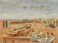 Pintura 'Bodegón cerca del pueblo', de Antonio López, que trae a Standarte la galería J. Bagot