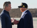 Trump junto a Gravin Newsom en una imagen de archivo