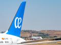 Avión de Air Europa aterrizando en España