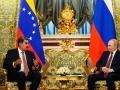 Russian President Vladimir Putin meets with Venezuelan President Nicolas Maduro at the Kremlin in Moscow on May 7, 2025. (Photo by Alexander Zemlianichenko / POOL / AFP)