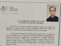 Carta de Robert F. Prevost (Papa León XIV) al Colegio San Agustín de Madrid