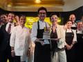 Los chefs Carme Ruscalleda y Raül Balam, del restaurante Moments de Barcelona