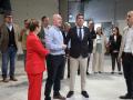 El presidente de la Generalitat Valenciana, Carlos Mazón, durante su visita a Jijona
