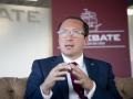 Embajador Otto Von Feigenblatt en la redacción de El Debate