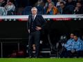 Carlo Ancelotti, en un partido con el Real Madrid