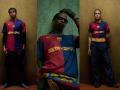Travis Scott en su colaboración con el Barça