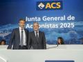 Juan Santamaría, consejero delegado, y Florentino Pérez, presidente de ACS