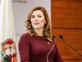 Marina del Pilar Ávila, gobernadora de Baja California ala que EE. UU. ha suspendido la visa