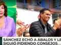 Ana Rosa Quintana, durante su editorial de este lunes sobre Sánchez y Ábalos