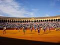 Imagen de La Maestranza de Sevilla durante el paseíllo del pasado 9 de mayo