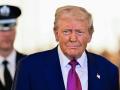 El presidente estadounidense Donald Trump llega a la terminal presidencial de Abu Dabi