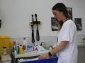 Enfermera en centro sanitario