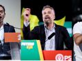 Luis Montenegro, Nuno Santos y André Ventura, líderes políticos de Portugal