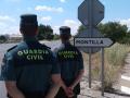 Agentes de la Guardia Civil en Montilla