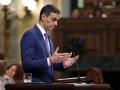 Pedro Sánchez interviene durante una sesión de control al Gobierno en el Congreso de los Diputados