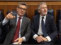 El ministro de la Presidencia, Relaciones con las Cortes y Justicia, Félix Bolaños y el ministro de Interior, Fernando Grande-Marlaska