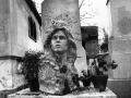 Busto original de Jim Morrison en el cementerio Père Lachaise