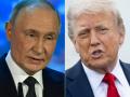 El presidente de Estados Unidos, Donald Trump, y el presidente de Rusia, Vladimir Putin