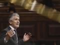 El ministro del Interior, Fernando Grande-Marlaska, durante su intervención en el Congreso