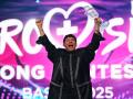 JJ durante Eurovisión 2025