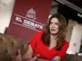 Irene González durante la entrevista en El Debate