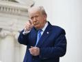 El presidente de Estados Unidos, Donald Trump, en Arlington, Virginia
