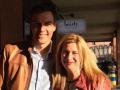 Leire Díez con Pedro Sánchez