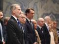 Don Felipe, durante la ceremonia religiosa oficiada en Aquisgrán