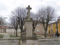 Cruz de la plaza de la Paz de Dueñas, en Palencia