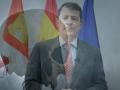 El presidente de la Junta de Castilla y León, con una calavera superpuesta, en un video leonesista