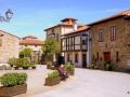 Casonas populares del centro de Liérganes.