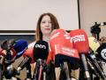 La exmilitante socialista Leire Díez durante su comparecencia