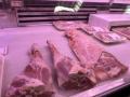 Puesto de cordero en el Mercado Central de Valencia