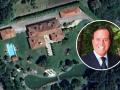 Montaje de la nueva propiedad de Julio Iglesias en Orense
