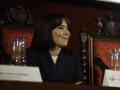 Diana Morant, en un acto en la Universidad de Valencia, el pasado 14 de abril