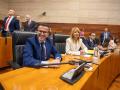 El secretario general del PSOE extremeño, Miguel Ángel Gallardo, toma posesión de su escaño en la Asamblea extremeña