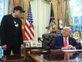 Elon Musk y Donald Trump en el despacho oval de la Casa Blanca