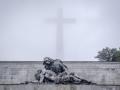 La escultura de 'La Piedad' en el complejo monumental del Valle de los Caídos