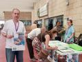 Recogida de firmas de Satse Córdoba en el hospital Reina Sofía