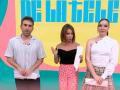 Aitor Albizua, María Patiño e Inés Hernand, presentadores de La Familia de la Tele