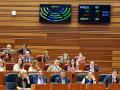 Votación en el Pleno de las Cortes de Castilla y León