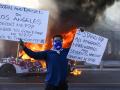Imagen de las protestas en Los Ángeles