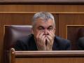 El diputado socialista Santos Cerdán durante el pleno celebrado este jueves