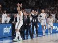 Sergio Llull celebra una acción durante el segundo partido de la semifinal de la Liga Endesa ante Unicaja