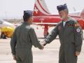 El Rey Felipe VI, a su llegada a la Academia General del Aire y del Espacio (AGA)