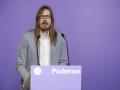 El secretario de Organización de Podemos y coportavoz del partido, Pablo Fernández